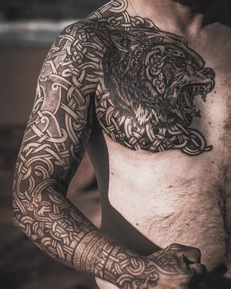 Berserker And Ulfhednar Tattoos Nordic Tattoo Traditional Viking