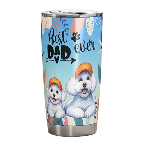 Best Bichon Frise Dad Ever Happy Father Amp 39 S Day 20Oz Stainless Steel Best Bichon Frise Dad Ever Happy Father Amp 39 S Day 20Oz Stainless Steel