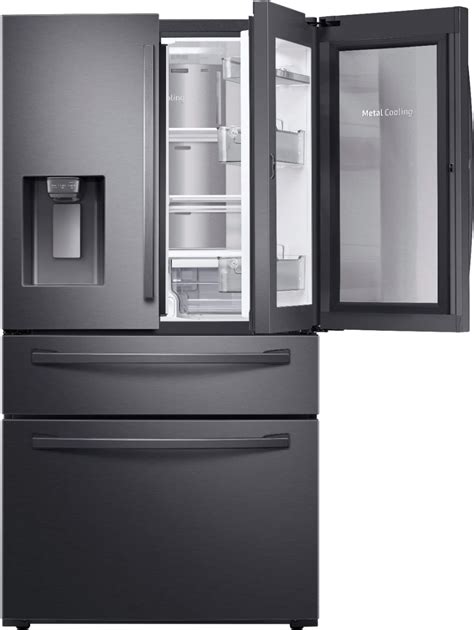 Best Buy Samsung 27 8 Cu Ft 4 Door French Door Smart Refrigerator