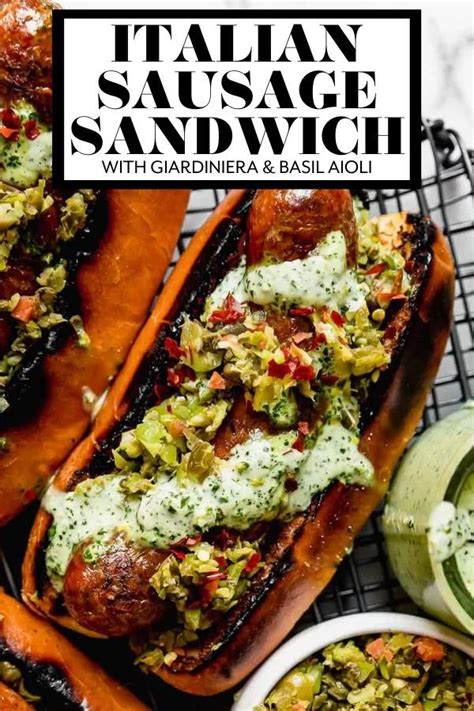 Best Grilled Italian Sausage Giardiniera Relish Amp Basil Aioli Pwwb Best Grilled Italian Sausage Giardiniera Relish Amp Basil Aioli Pwwb