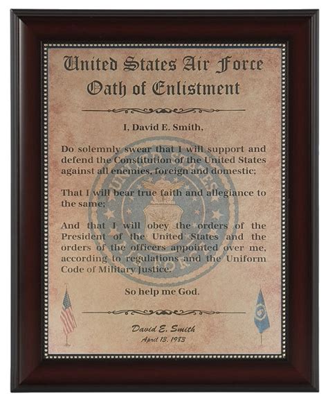 Better U S Military Oath Of Enlistment Army Navy Marines Air Etsy