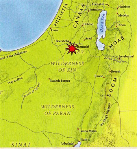 Bible Battles Defeat At Hormah Defeat By Amalekites Wilderness