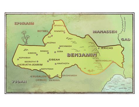 Bible Geography The Tribe Of Benjamin Bible Geography The Tribe Of Benjamin
