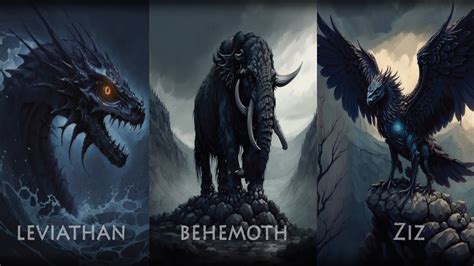 Biblical Monsters Leviathan Behemoth And Ziz Leviathan Behemoth Biblical Monsters Leviathan Behemoth And Ziz Leviathan Behemoth