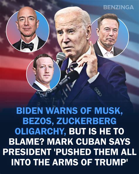 Biden Warns Of Oligarchy