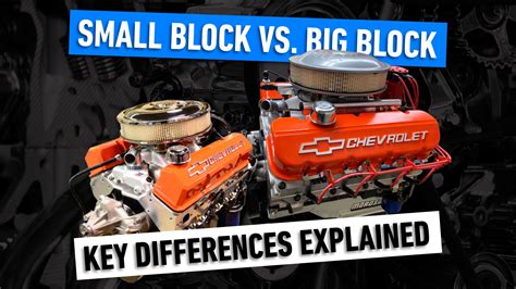 Big Block Vs Small Block Engines Big Block Vs Small Block Engines