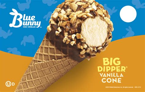 Big Dipper Cone Vanilla Blue Bunny