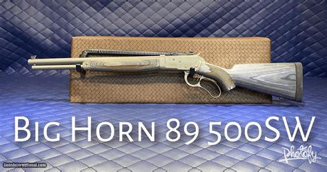 Big Horn Armory Model 89 500 Sw S Amp W Lever Action Rifle 18 Amp Quot Gray Big Horn Armory Model 89 500 Sw S Amp W Lever Action Rifle 18 Amp Quot Gray