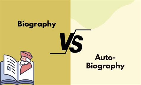 Biography Vs Auto Biography What S The Difference With Table