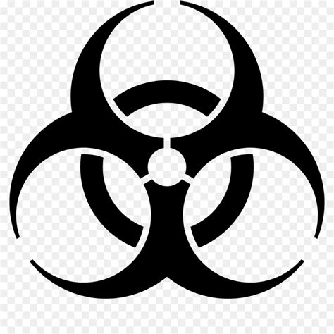 Biological Hazard Sign Hazard Symbol Png Clipart Area Biological