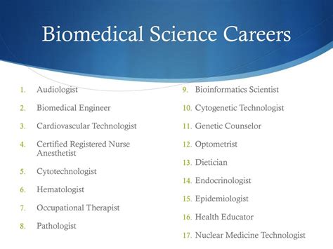5 Tips Biomedical Science
