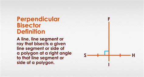 Bisector Line Segment Angle And Perpendicular Bisector