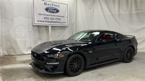 Black 2020 Ford Mustang Gt Premium Review Macphee Ford