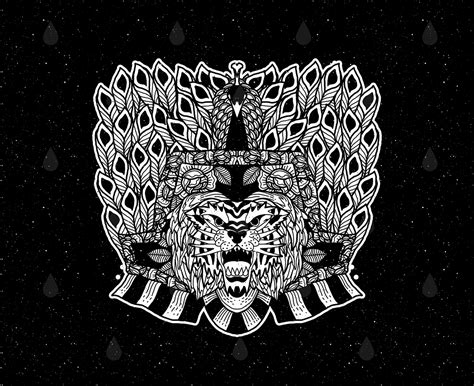 Black Amp White Traditional Tattoo Design Behance Behance