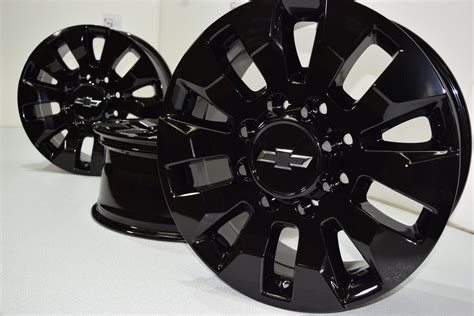 Black Chevrolet Silverado Wheels Black Chevrolet Silverado Wheels