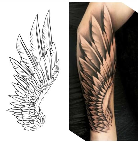 Black Tattoo Angel Wing Tattoo Design Tattoo Design Wing Tattoodesign