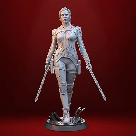 Black Widow 3D Print Model Download Free