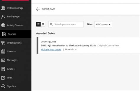 Blackboard Navigation Techweb Boston University Blackboard Navigation Techweb Boston University