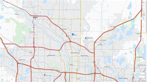 Blaine Minnesota Map United States