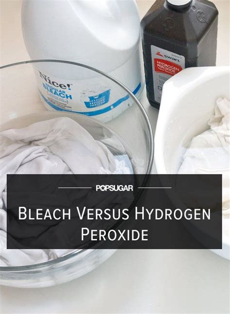 Bleach Vs Hydrogen Peroxide Which Whitens Better Hydrogen Peroxide