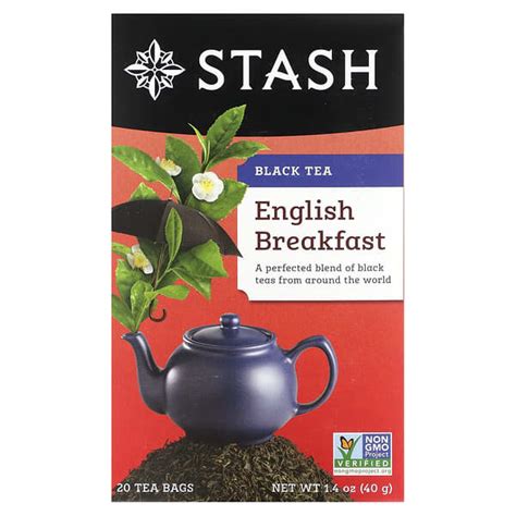 Blended Black Tea Stash English Breakfast Black Tea 20 Count Tea Bags Earl Grey Tea Bags