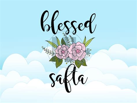 Blessed Safta Savta Hebrew Jewish Grandmother Grandma Granny Bubbe