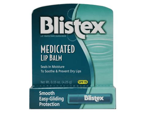 Blistex Medicated Lip Balm Mint Flavor With Spf 15 Mountainside
