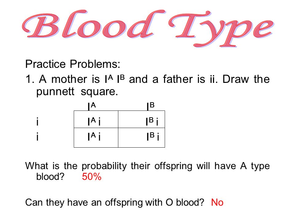 Blood Type Genetics Definition Punnett Square Examples Lesson
