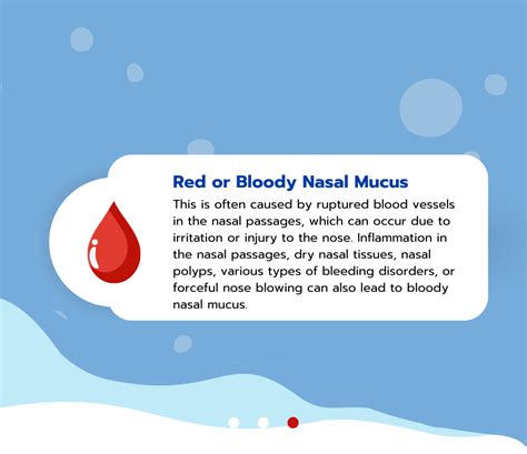 Blood With Mucus In Nose