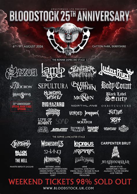 Bloodstock Open Air Confirms Ten New Bands Set For 2026 Event V13 Net
