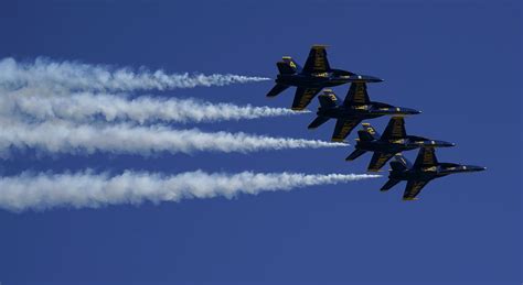 Blue Angels Practice Over Cleveland