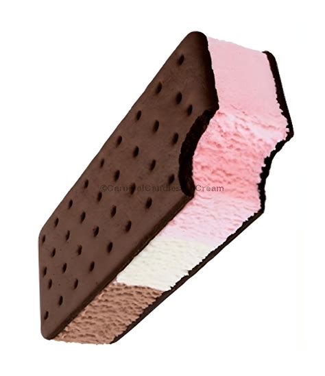 Blue Bunny Big Neapolitan Sandwich 12 Or 24 Count Carnival Candies