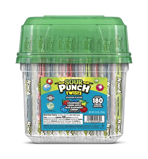 Blue Raspberry Candy Sour Punch Twists 6 Individually Wrapped Soft Chewy Sour Strips Blue Raspberry Candy Sour Punch Twists 6 Individually Wrapped Soft Chewy Sour Strips