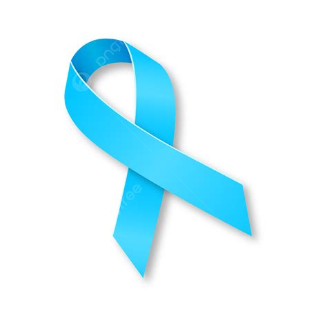 Blue Ribbon Symbol Of The Cancer Awarness Blue Ribbon Symbol Cancer