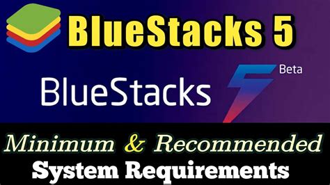 Bluestacks System Requirements Bluestacks 5 Pc Requirements Youtube