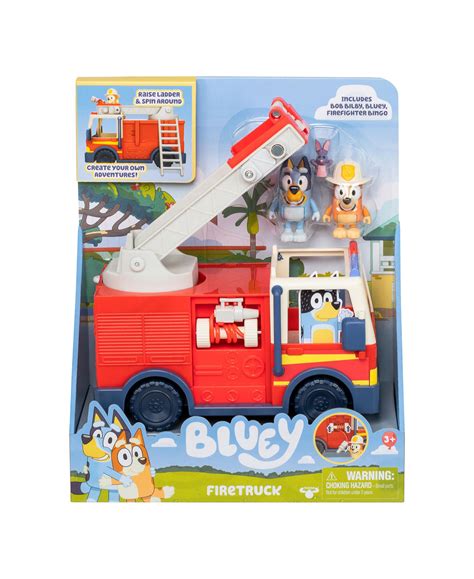 Bluey S10 Fire Truck Playset With Figures And Accessories Toys R Us
