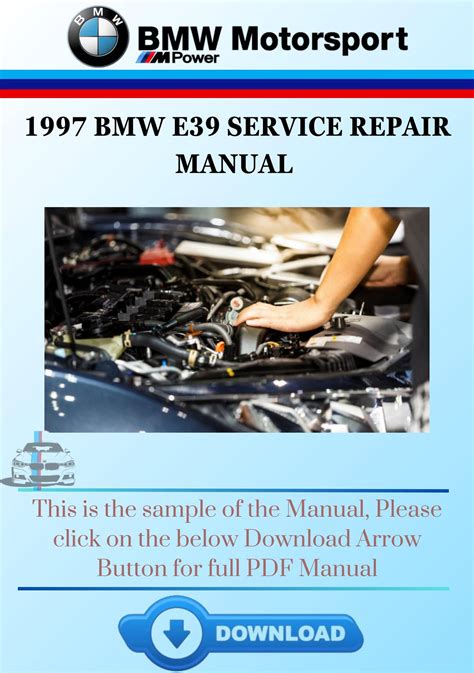 Bmw E39 Service And Repair Manual Emanualonline