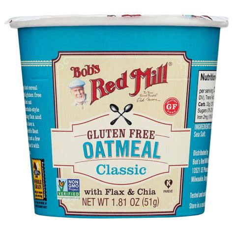 Bob S Red Mill Gluten Free Classic Oatmeal Cup The Gluten Free Shoppe
