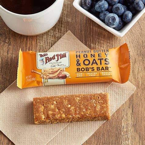 Bob S Red Mill Peanut Butter Honey Oats Bob S Bar 5 Pack Of 1 48 Oz Bars Soups Online