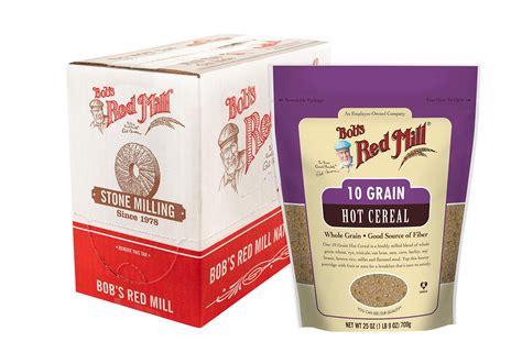 Bobs Red Mill Original 10 Grain Hot Cereal Whole Wheat 25 Ounce 4 Packs Per Case Walmart Com Bobs Red Mill Original 10 Grain Hot Cereal Whole Wheat 25 Ounce 4 Packs Per Case Walmart Com