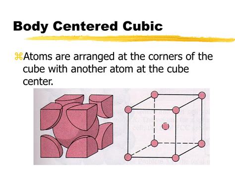5 Ways Body Centered Cubic Works