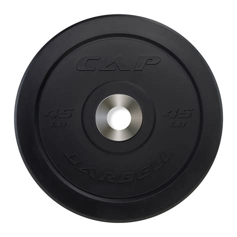 Body Solid 45 Lb Bumper Plate Black Body Solid 45 Lb Bumper Plate Black
