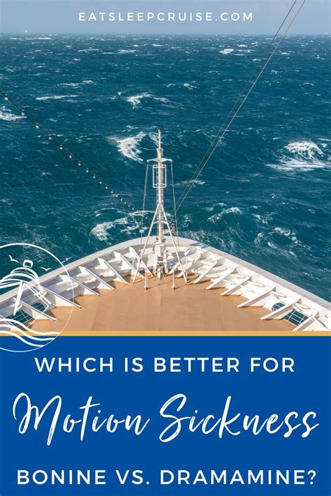Bonine Vs Dramamine Which Is Better For Motion Sickness On A Cruise