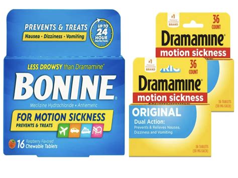 Bonine Vs Dramamine