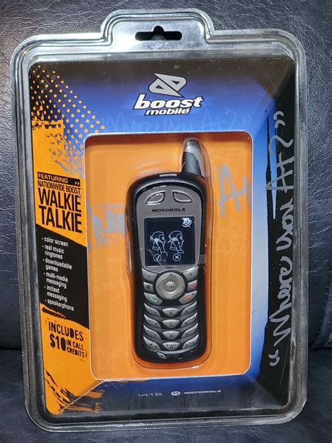 Boost Mobile Cellphone I415 Black Walki Boost Mobile Cell Phone Cb