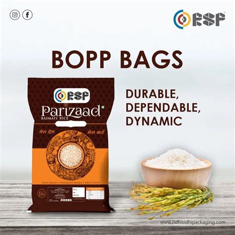 Bopp Rice Packaging Bags 25 Kg At 160 Kg In Dehgam Id 2851888158062