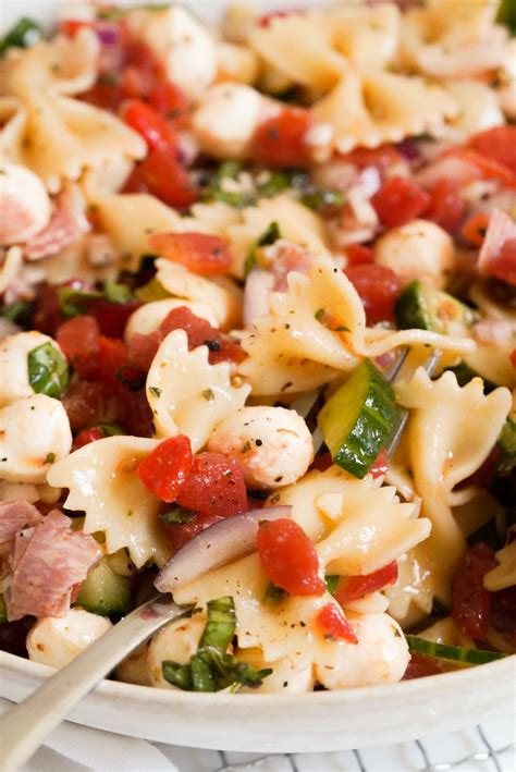 Bow Tie Pasta Salad Recipe With Italian Dressing