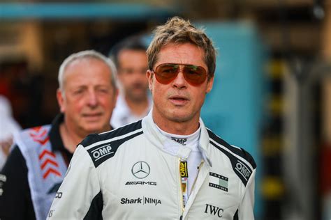 Brad Pitt On Track At Abu Dhabi Grand Prix For Coming F1 Film
