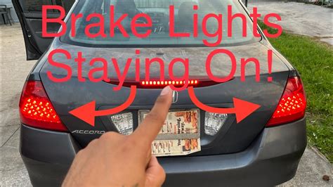 Why Do Brake Lights Stay On? Common Causes and Fixes