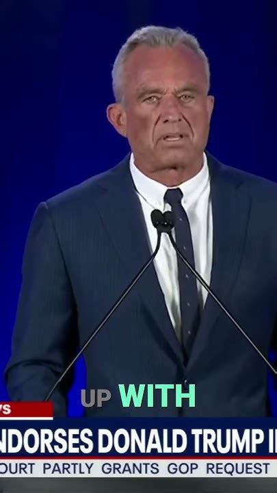 Breaking News Rfk Jr Endorces Trump Youtube Breaking News Rfk Jr Endorces Trump Youtube